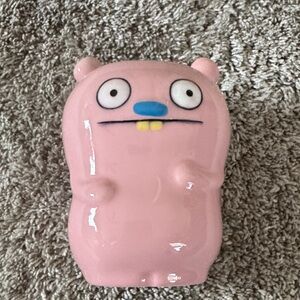 Ugly Doll Pink Monster Figurine Ceramic Bank Collectible